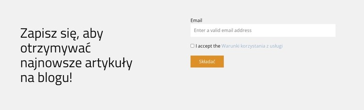 Architektura, która inspiruje Szablon HTML