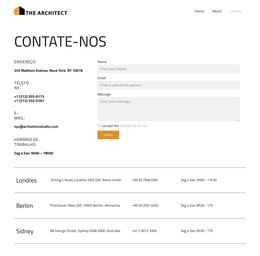 Fontes, Cores E Gráficos Personalizados Para Excelência Arquitetônica Estética