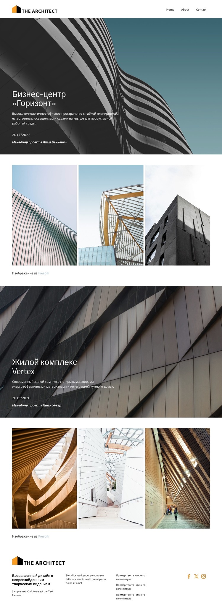 Проектирование будущего HTML шаблон