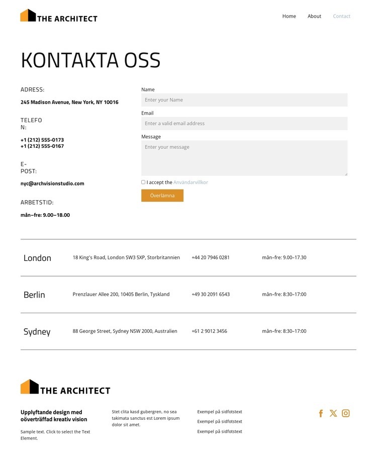 Estetisk arkitektonisk excellens Mall