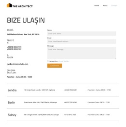 İletişim Sayfası