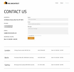 Contact Page