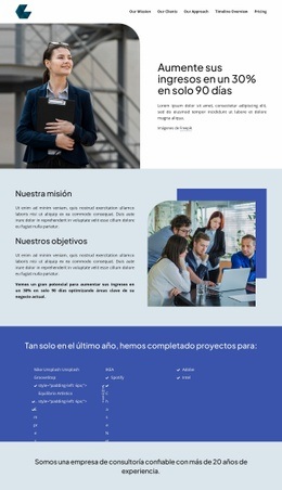 Propuesta De Inversión - Mejor Página De Destino