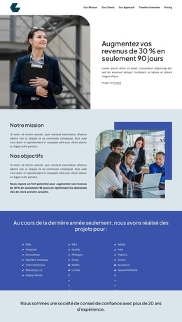 Proposition D'Investissement - Thème WordPress Simple