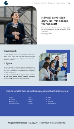 Befektetési Javaslat - Websablon