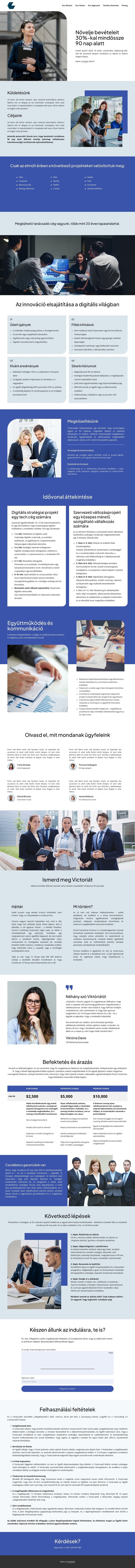 Befektetési javaslat HTML Sablon