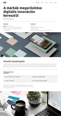 Digitális Ajánlatunk - Webhelysablonok