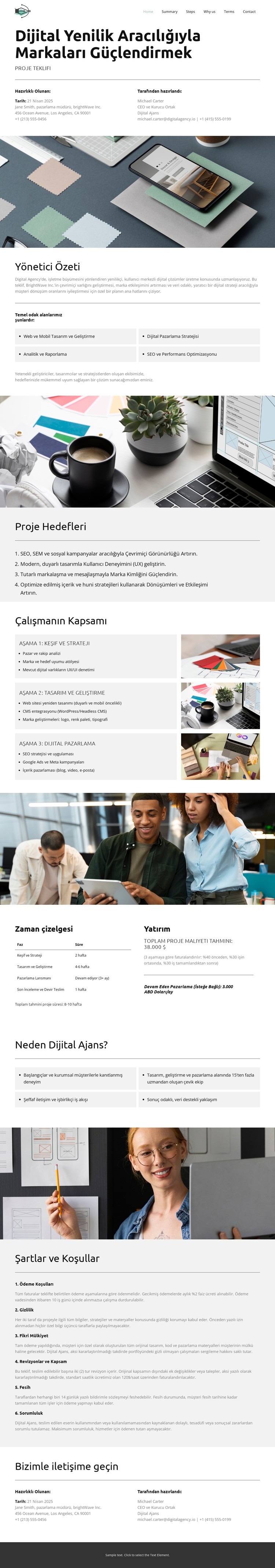 Dijital teklifimiz CSS Şablonu