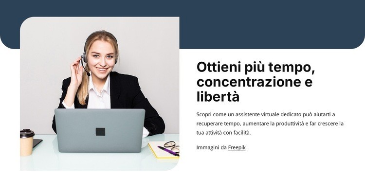 Assistente virtuale per la crescita aziendale Modello
