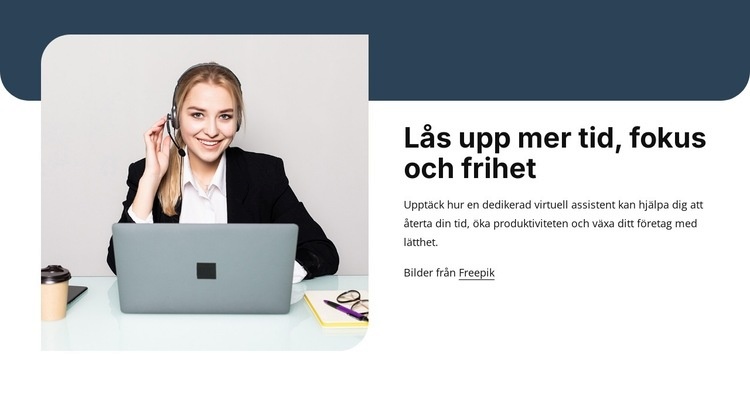 Virtuell assistent för affärstillväxt Mall