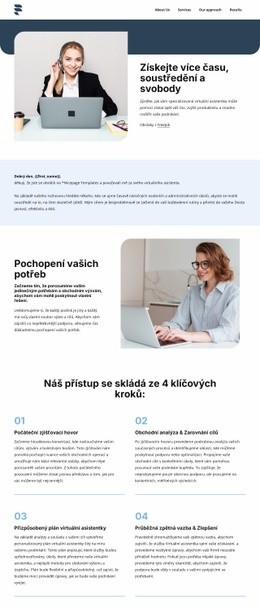 Návrh virtuálního asistenta Šablony