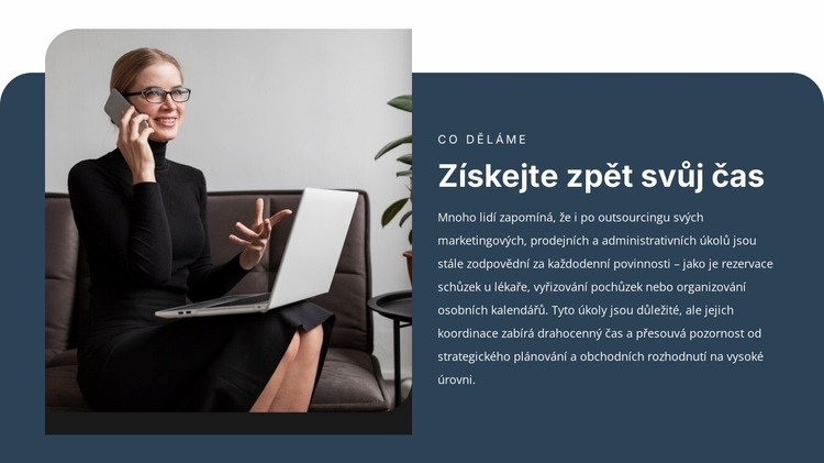 Podpůrné služby pro podnikání Šablona