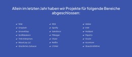 Kürzlich Abgeschlossene Projekte