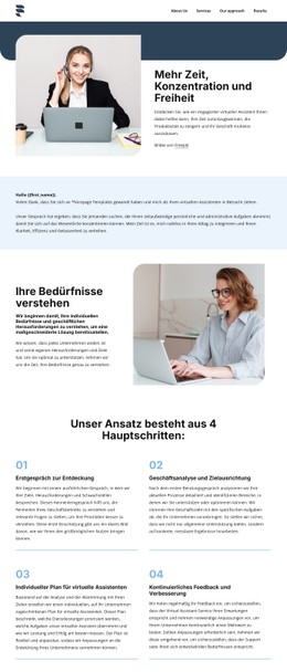 Vorschlag für einen virtuellen Assistenten CSS-Vorlagen