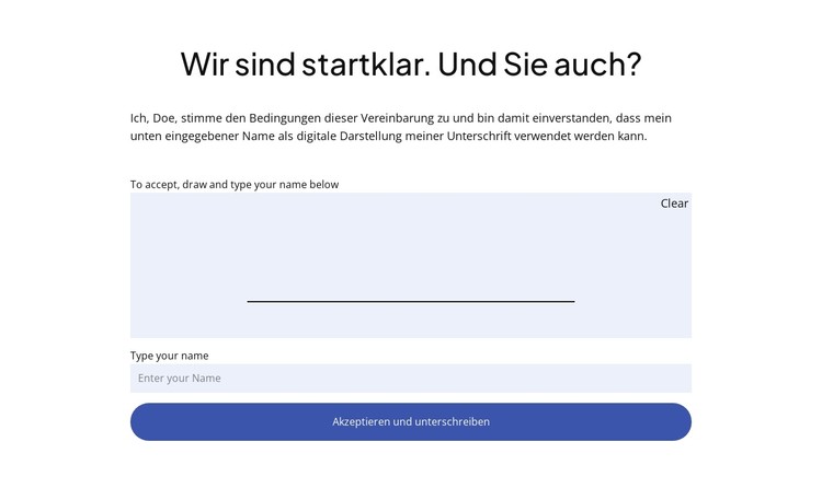 Starten Sie Ihr Beratungsprojekt CSS-Vorlage