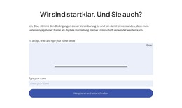 Starten Sie Ihr Beratungsprojekt - Responsive HTML-Vorlage