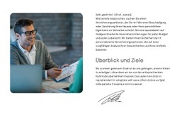 Intelligenter Versicherungsvorschlag HTML5-Vorlage