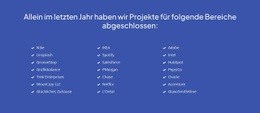 Kürzlich Abgeschlossene Projekte