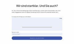 Starten Sie Ihr Beratungsprojekt - Website-Vorlagen