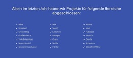 Kürzlich Abgeschlossene Projekte – Kreatives, Vielseitiges WordPress-Theme