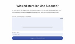 Starten Sie Ihr Beratungsprojekt - Landingpage-Inspiration