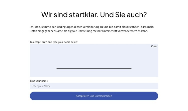 Starten Sie Ihr Beratungsprojekt Landing Page