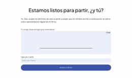 Inicie Su Proyecto De Consultoría - Mejor Plantilla HTML5