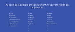 Projets Récemment Terminés