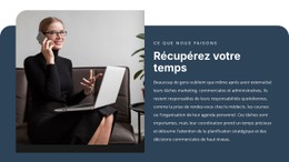 Services De Soutien Aux Entreprises Modèle CSS