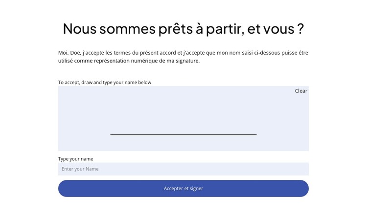 Démarrez votre projet de conseil Modèle HTML