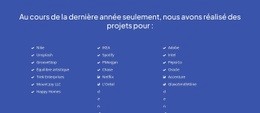 Projets Récemment Terminés