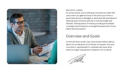 Smart Insurance Proposal - Beautiful Html Code