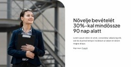 Stratégiai Tanácsadási Szolgáltatások Sablon