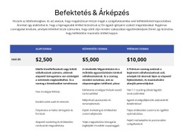 A Legjobb Webhelytervezés Befektetés És Árképzés Számára
