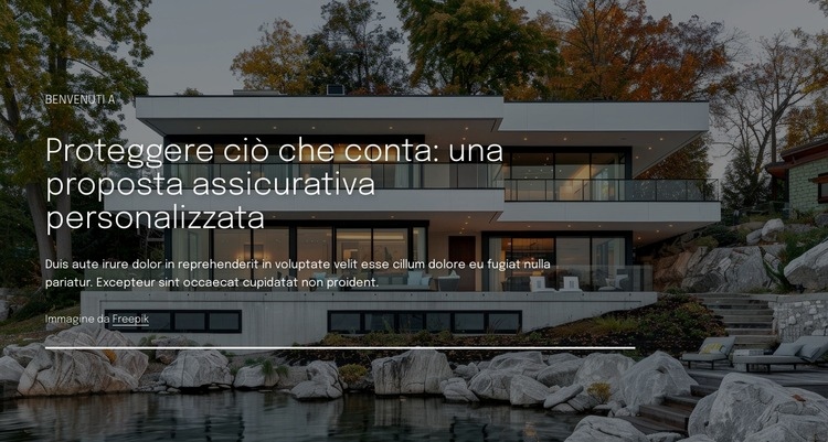 Proposta assicurativa personalizzata Progettazione di siti web