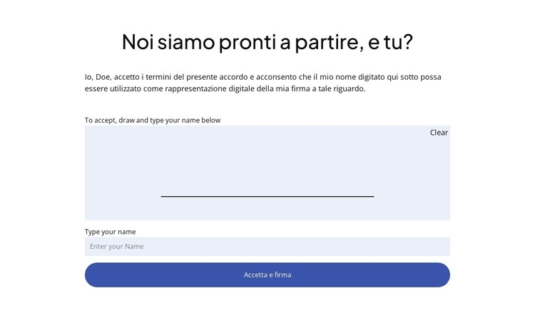 Avvia il tuo progetto di consulenza Modello HTML