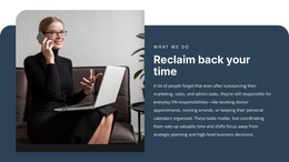 Business Support Services - Drag & Drop Joomla Template