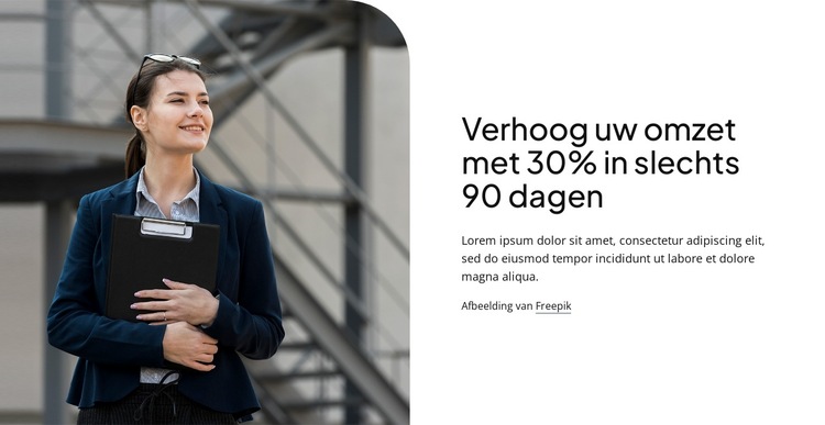 Strategische adviesdiensten Website sjabloon