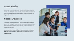 Conheça Seus Consultores De Confiança – Modelo De Site Responsivo