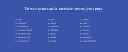 Projetos Concluídos Recentemente