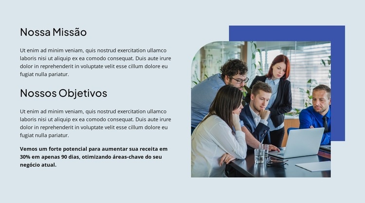 Conheça seus consultores de confiança Landing Page
