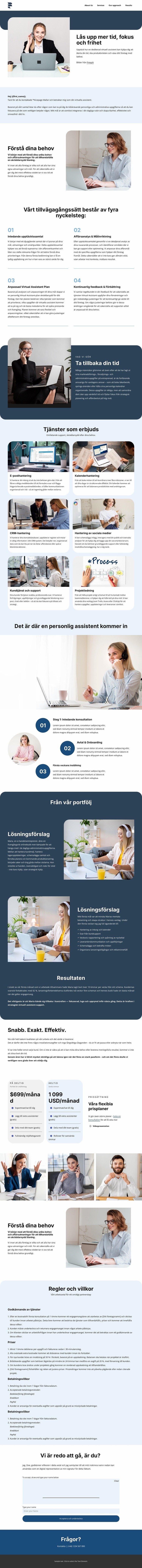 Förslag på virtuell assistent Mall
