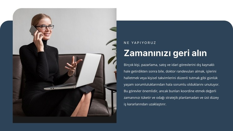 İş destek hizmetleri CSS Şablonu