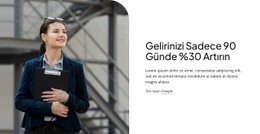 Stratejik Danışmanlık Hizmetleri - Güzel Bir Sayfalık Şablon