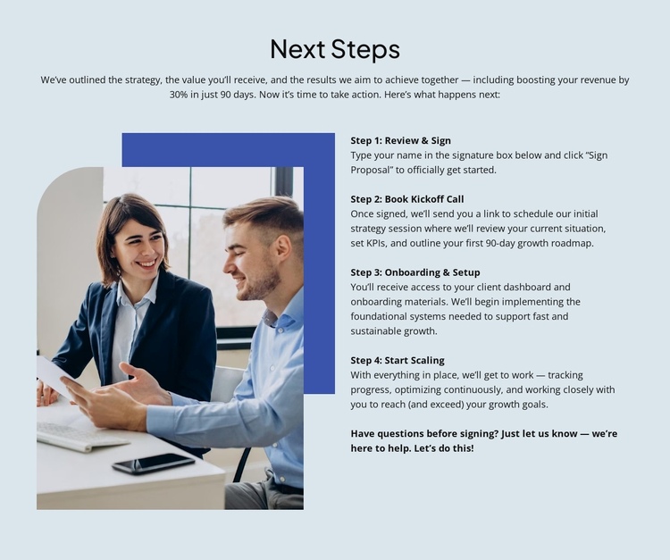 Your path to success Website Builder Software