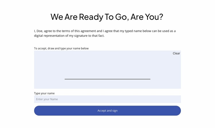 Start your consulting project Website Mockup