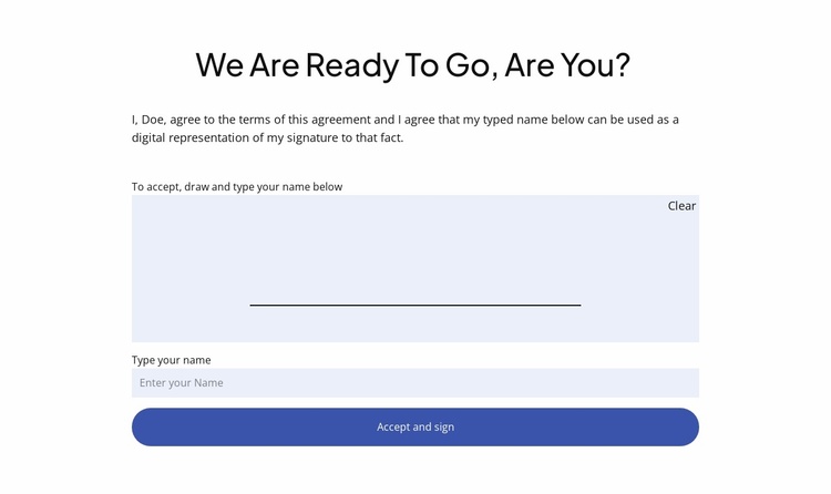 Start your consulting project Website Template