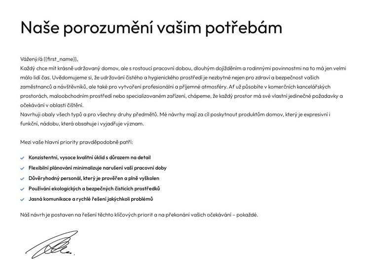 Nabídka individuálního poradenství Šablona