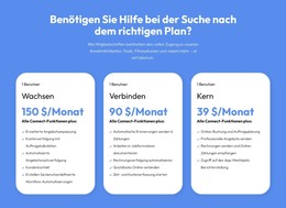 Flexible Pläne Für Jeden Kunden