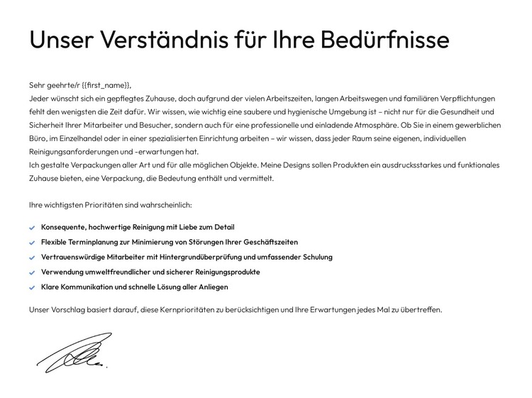 Individuelles Beratungsangebot HTML-Vorlage